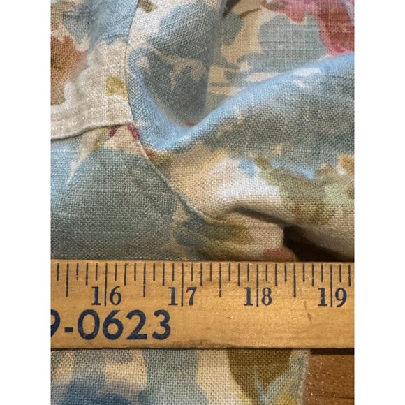 Coldwater Creek Linen Blend Floral Jacket – Petite M - Picture 7 of 9